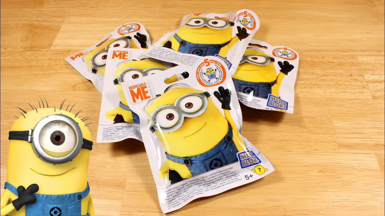 Despicable Me Minion Blind Bags Series 5 Mega Bloks Unboxing
