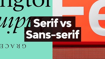 Serif vs. Sans Serif Fonts