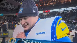 Harrison Mevis Post Game Interview Weird Glitch?