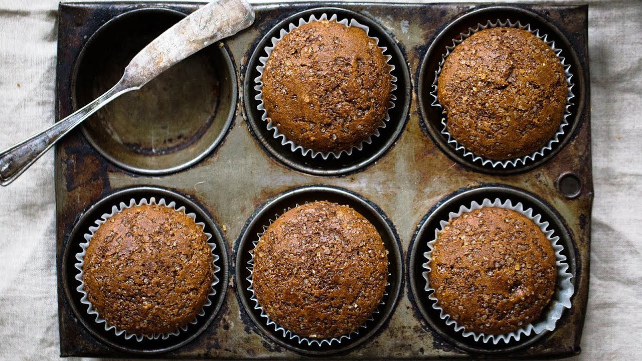 Healthy Gingerbread Muffins
