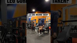 Leg curl machine taken? Make your own #legday #hamstrings #gymhack #fitness #gymtok