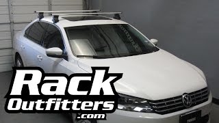 Volkswagen Passat Thule Rapid Traverse SILVER AeroBlade Roof Rack '12-'14* by Rack Attack