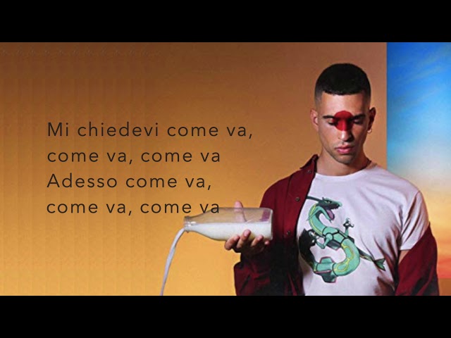 Soldi - Mahmood lyrics | Italy Eurovision 2019