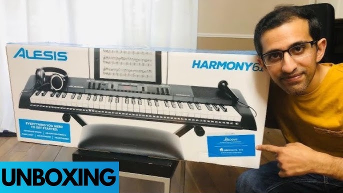 Alesis Melody 61 Key Keyboard Piano Review with 300 Sounds, Speakers,  Digital Piano Stand, Bench 