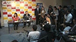 「W亀井」離党会見・質疑応答部分ノーカット1（12/04/06）