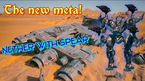 New Nether and Spear weapon are insane! - War Robots Test Server Gameplay WR