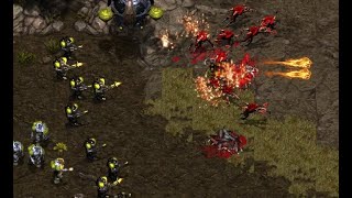 Flash  (T) vs Queen  (Z) on Destination  StarCraft  Brood War REMASTERED