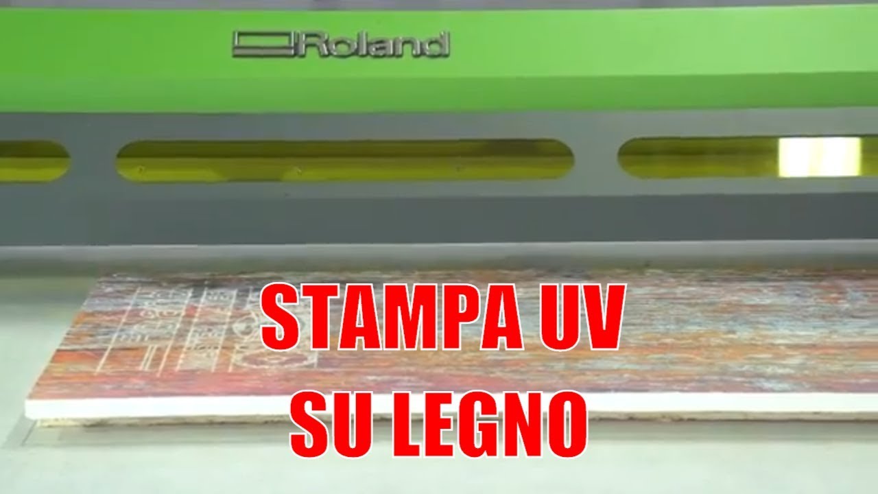 Stampa in rilievo su legno con una stampante Versa UV - Roland Master Maker