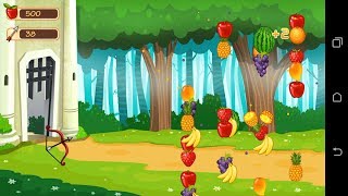 fruit splash archery game screenshot 2