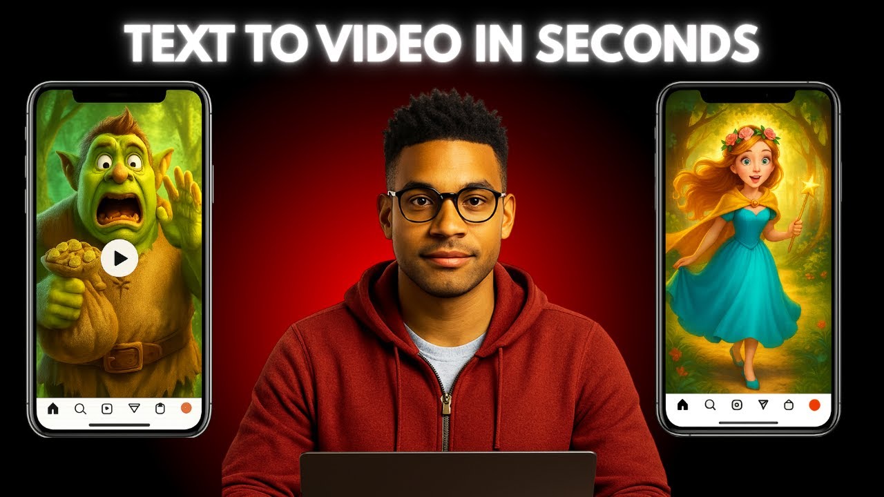 How to Create Text to Video Using AI (In Just 30 Seconds!) - YouTube