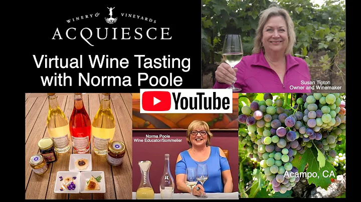 Virtual Wine Tasting Experience Acquiesce Winery a...