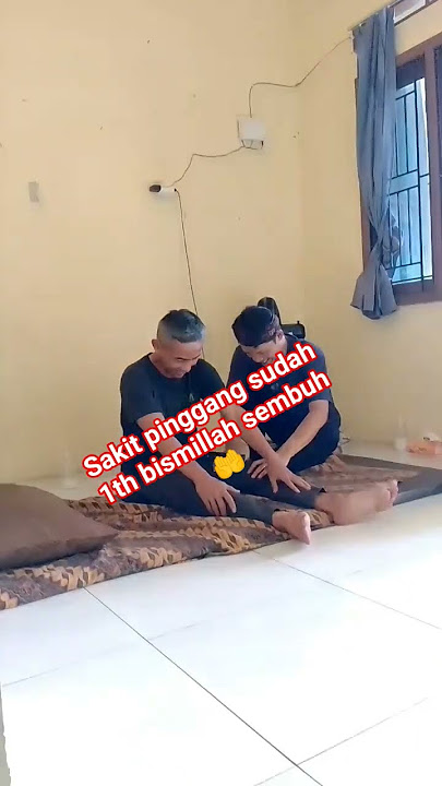 I've had back pain for 1 year, God willing, it's cured 🤲 #therapy