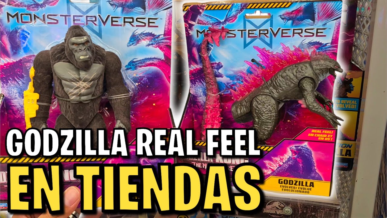 Godzilla Real Feel en Tiendas | Nuevas Figuras del Monsterverse