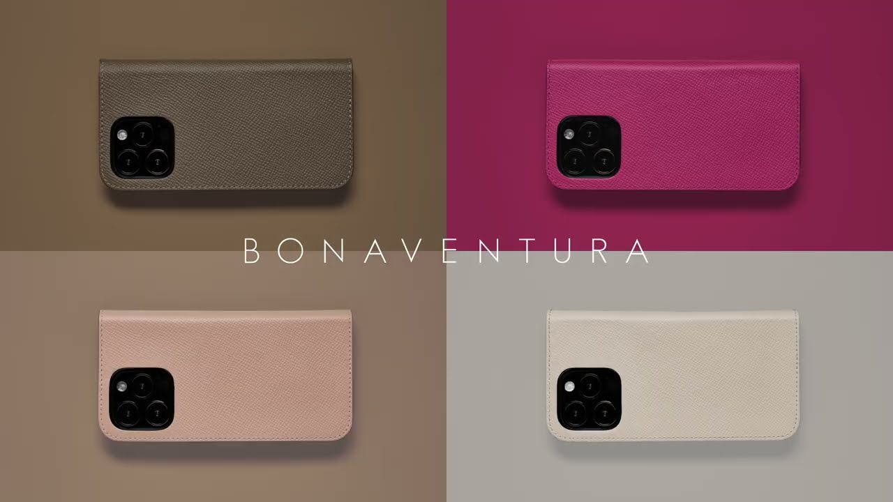 【BONAVENTURA 】iPhone 14 シリーズ対応ケース - 高級本革 Noblessa Leather - 手帳型 - YouTube