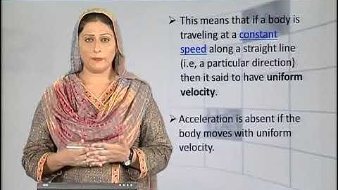 Physics - Fsc Part 1 Chapter 3 Uniform Velocity - Physics