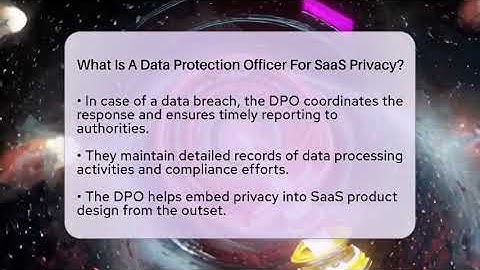 What Is A Data Protection Officer For SaaS Privacy? - The SaaS Pros Breakdown
