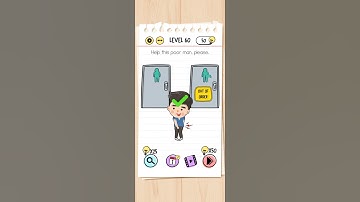 Brain Test Level 60 : help this poor man, please