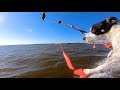 The kitesurfing dog