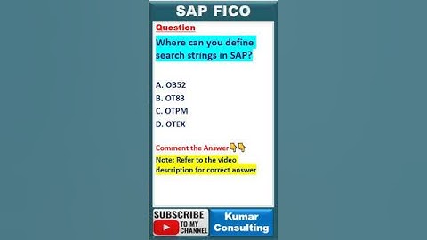 SAP S/4 HANA FICO Exam Question & Answer || SAP FICO Certification Question #sap #sapficotutorial