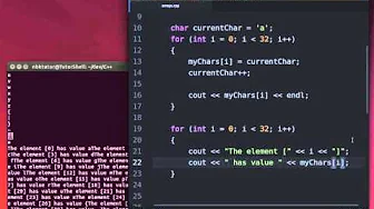 courses/ffff-learn-cpp-programming-development-tutorial: Learn Arrays in C++ (Programming Tutorial, Part 2/2)