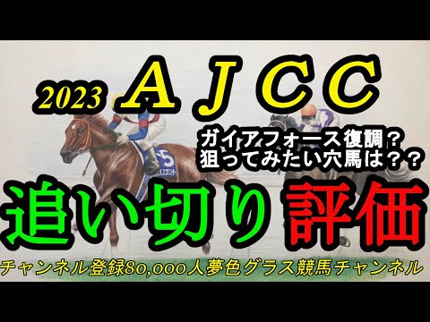 【最終追い切り評価】2023AJCC全頭！ガイアフォース復調？狙いたい穴馬は？坂路一番時計エヒトの考え方は？