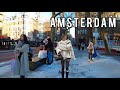  perfect day in amsterdam walking tour 2024 frosty winter walk in amsterdam 4k