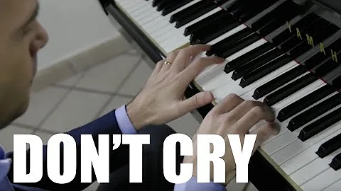 Guns N' Roses - Don't Cry piano cover play by Ear ...