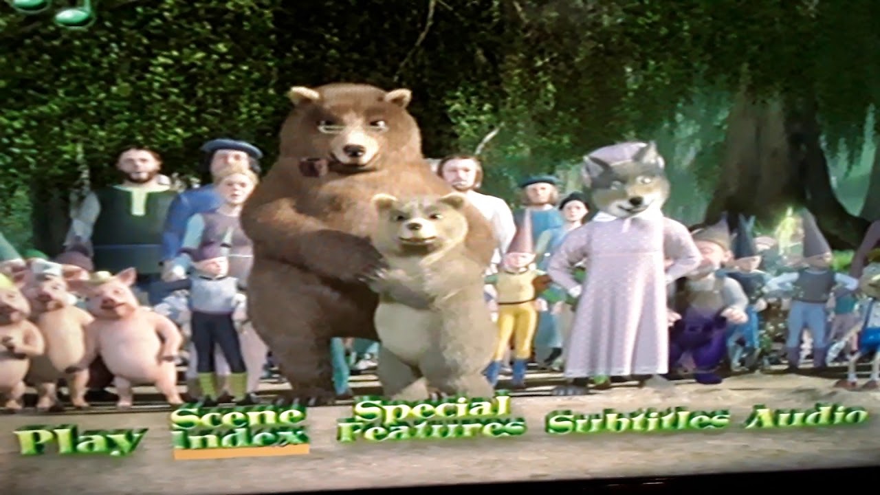 Shrek 01 Dvd Menu Disc 2 Youtube