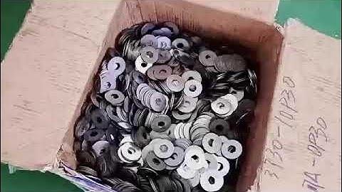 high efficient automatic metal deburring machine edge rounding machine for stamped washer