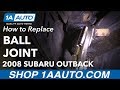 How to Replace Front Lower Ball Joint When Pinch Bolt Breaks 00-17 Subaru Outback