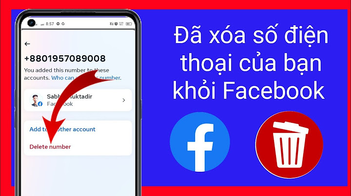 Hướng dẫn xóa số điện thoại trên facebook