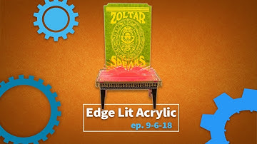 Inside the Laser Lab - Laser Cut Edge-Lit Acrylic Signs