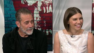 Jeffrey Dean Morgan &amp; Lauren Cohan On Transforming NYC For &quot;Dead City&quot; | New York Live TV