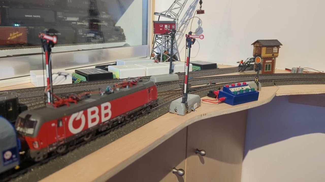 ÖBB Vectron with a mixed goods train