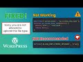 How to Fix the “Sorry, you are not allowed to upload this file type.” WordPress Error. Custom Fonts
