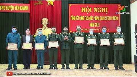 Yên Khánh tổng kết công tác quốc phòng, quân sự địa phương năm 2021