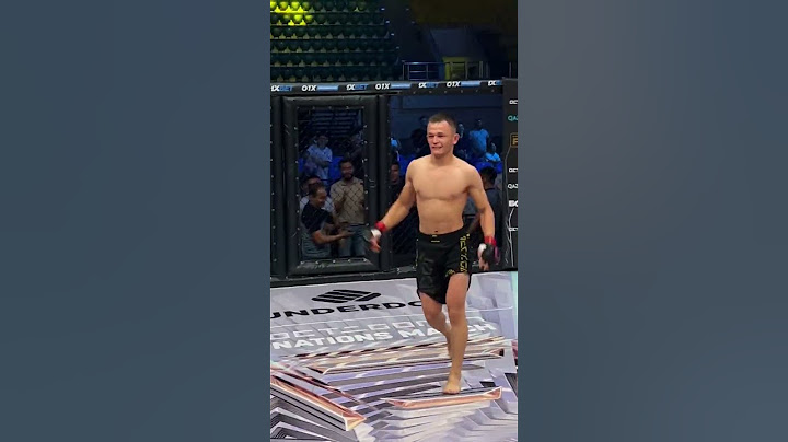 После этого нокаута Бекзат Алмахан попал в UFC