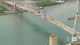 Final steps begin to connect Gordie Howe bridge with only 85 feet between sides