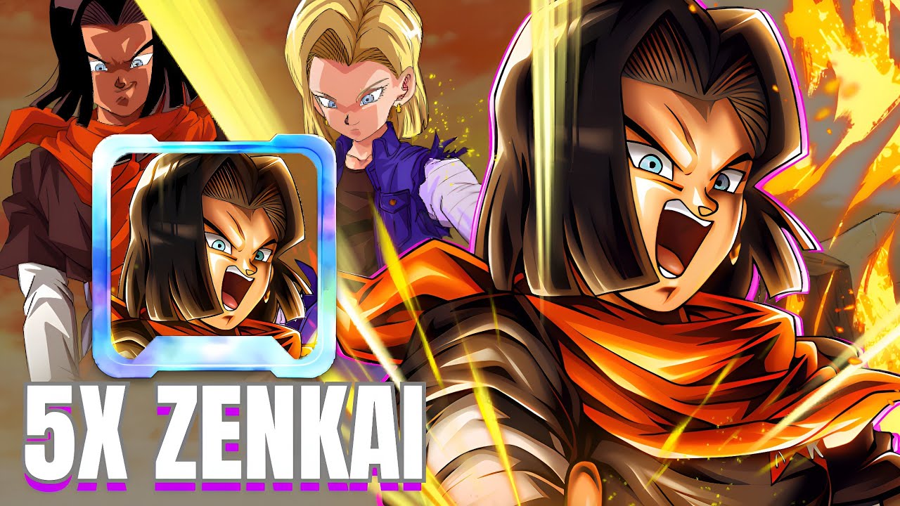 5X ZENKAI BUFFING ANDROID 17 TO UNLISH HIS HIDDEN POWER!!! | DRAGON BALL LEGENDS PVP