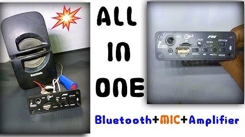 Bluetooth Amplifier Module With Mic , TF card , USB Drive and Aux ,TSBT-003 | Sound Testing-🔊