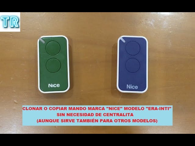 MANDO DE GARAJE NICE INTI2