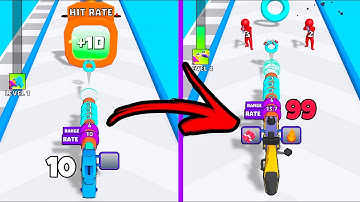 Ammo Fest 3D : Weapon Evolve game in MAX LEVEL ⭐ Merge Simulator Battles