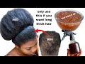 This new one ingredient has grew  my hair fast / if you want long natural hair start using this now