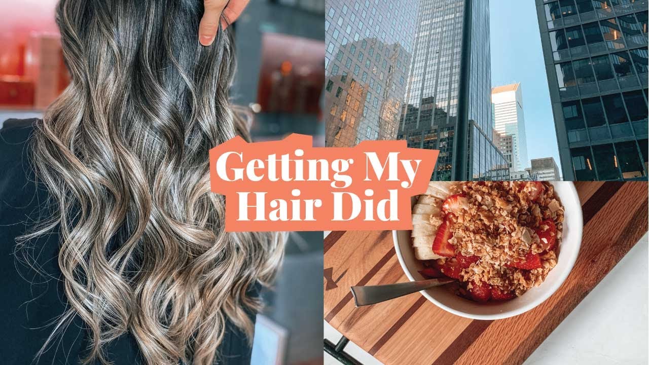 NYC vlog: Going to a Murray hill hair salon | Balayage on dark hair