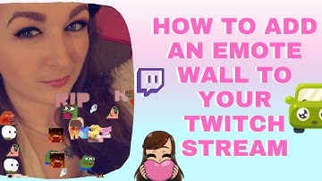 How to Add an Emote Wall to Your Twitch Stream (OBS or SOBS) with Steamlabs and StreamElements