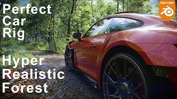 Blender Hyperrealistisch Bos Tutorial – Deel 4: Auto-optuiging en animatie met de Rig-A-Car Add-On