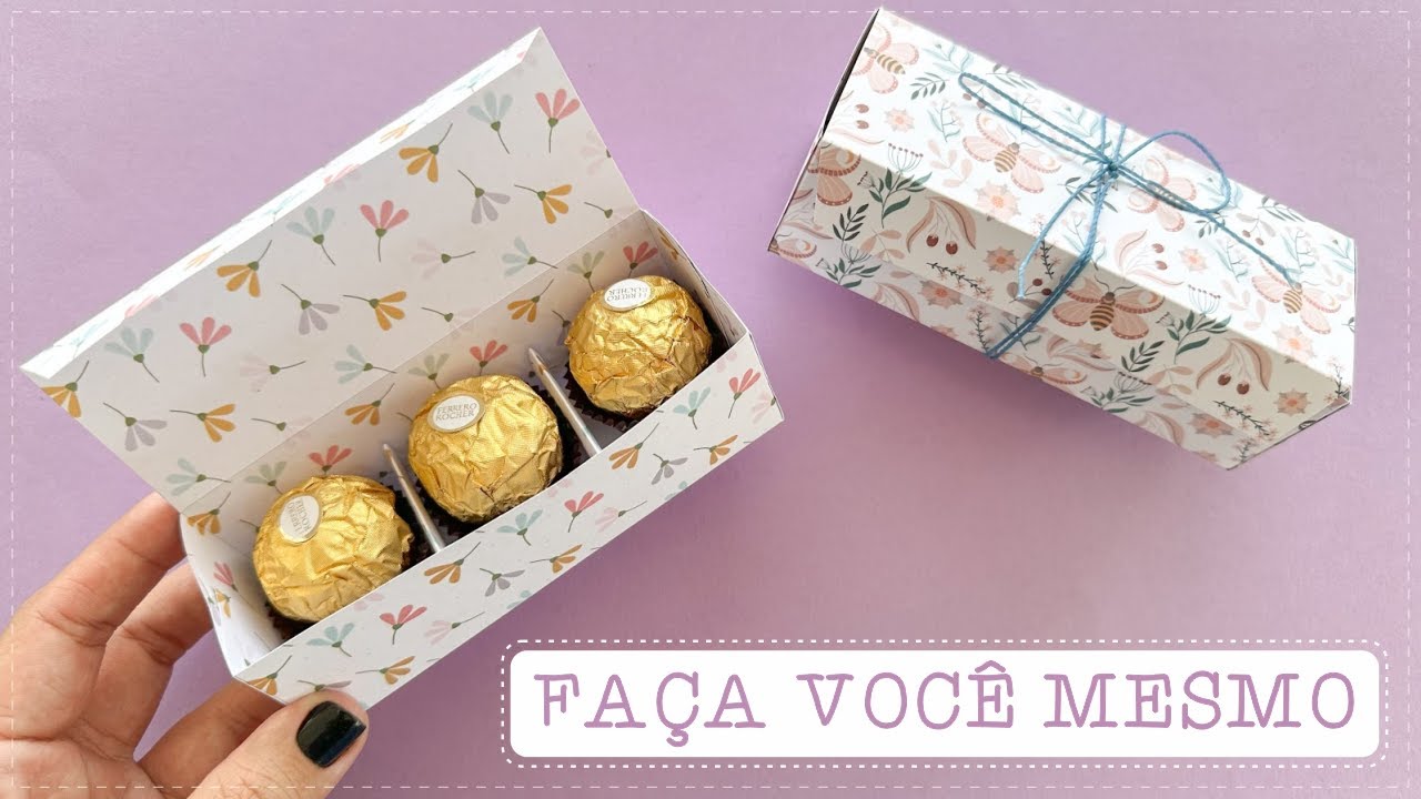 DIY - CAIXINHA COM DIVISÓRIA DE QUALQUER TAMANHO | COMO FAZER?