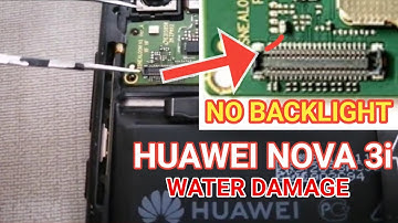 Huawei Nova 3i How to Fix no Backlight with Display | RBMTECH
