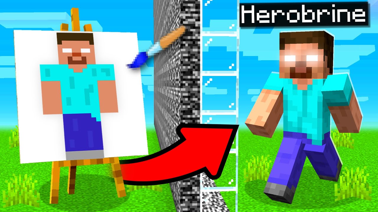 MOB BATTLE, But What I Paint Comes to Life! (Minecraft) - YouTube