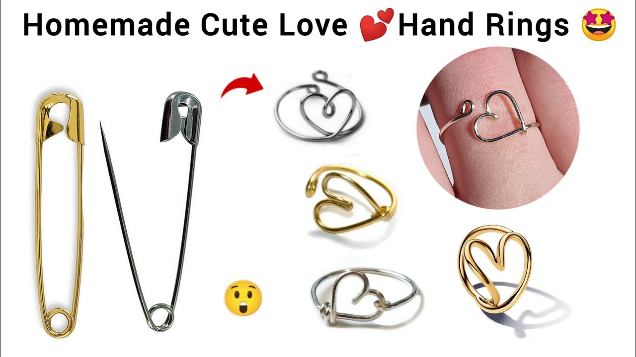How to make Rings at home / diy homemade love ring /homemade ring /diy rings /easy ring making 